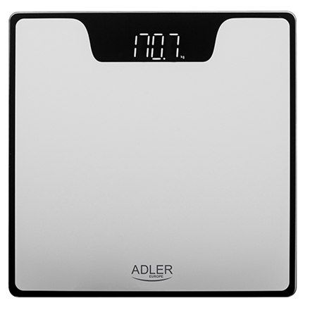 Adler Bathroom Scale AD 8174s Maximum weight (capacity) 180 kg, Accuracy 100 g, Silver